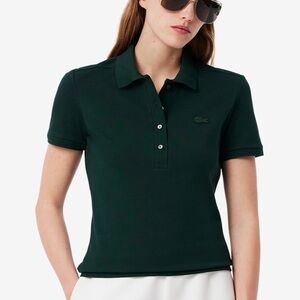 Lacoste Women's Polo Shirt in Forest Green